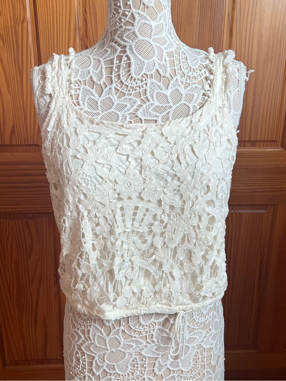 Tiny Crochet Crop Top Tank